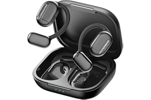 SoundPEATS GoFree Open Ear Headphones with Bluetooth 5.3, Wireless Earbuds with Earhooks Hi-Res Audio & LDAC, Air Conduction Earphones for Sports, 45-Hour Playtime, IPX4 Waterproof