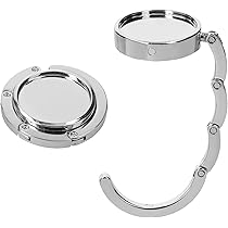 Gancio Da Tavolo Kwmobile Per Borse - Appendiborsa Antiscivolo, Alluminio, Supporto Fino A 3 Kg, Colore Oro - Foto 8