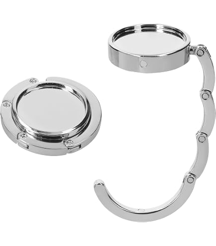 Ganchos Plegables Para Mesa - 3 Unidades, Antideslizantes, Para Colgar Bolsos Y Mochilas - Ideal Para Restaurantes, Oficina, Escritorio