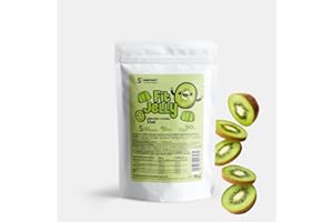 INSPORT Nutrition - FIT JELLY - Gelée sans sucre - Faible teneur en calories - Pas de graisse et pas de glucides - Teneur élevée en protéines - 35g Poudre (Kiwi)