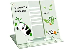 SHUOHONG Atril para Libros de Metal Plegable, Ajustable para Soporte Libros con 6 Alturas Ajustables, Soporte Libros para Leer para Partituras, Discursos, Libro Texto, Ipad, Recetas (Verde)