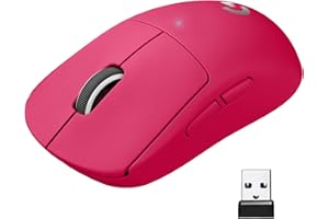 Logitech G PRO X SUPERLIGHT Souris Gaming sans Fil, Ultra légère 63g, Capteur HERO 25K, 25 600 PPP, 5 Boutons Programmables, Longue Longévité des Piles, Memoire Integrée, Compatible avec PC/Mac