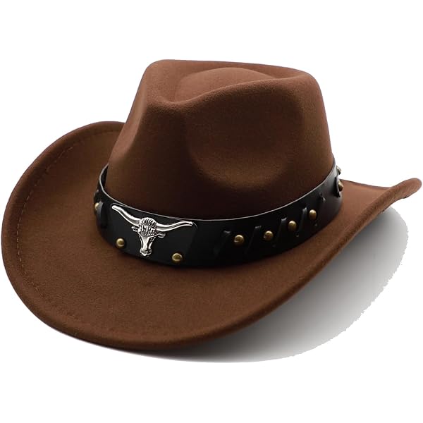 Ariat Chapeau de Cowboy Western en Laine Maverick pour Jeunes, Noir, Noir, 57 EU
