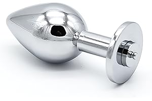 Marielove - Enchufe anal ESTIM, 87 mm, diámetro máximo de 34 mm, sonda de corriente estímula con 3,5 mm SNAP