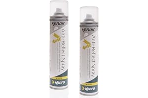 Kenro Kenair Anti-Reflect Full Matt White Coloured Spray Remove Reflections for Photography or Film 400ml - KENR07W
