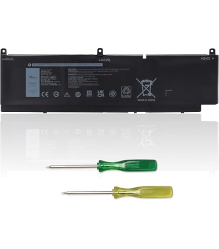 95Wh PKWVM Laptop Batterie Pour Dell Precision 7560 7550 7760