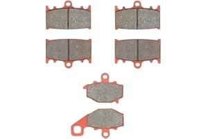 MEXITAL Plaquettes de frein Céramique Avant et Arrière pour ZR400 Zephyr G (97-01) ZZ-R 400 (ZX400N) (93-99) ZX600E Ninja ZX6 ZZR600 (93-07) ZX6R (ZX600F) (94-97) ZX-9R Ninja (94-95)