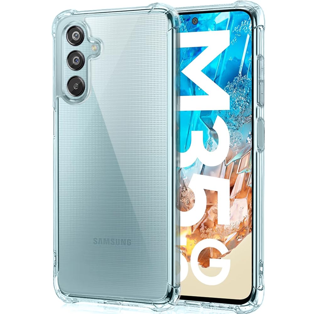 TheGiftKart Transparent Crystal Clear Back Cover Case for Samsung Galaxy M35 5G Review: Ultimate Protection & Shockproof TPU Case