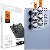Spigen Galaxy S25 Ultra ile Uyumlu Kolay Kurulum Kamera Lens Camı Koruyucu GLAS.tR EZ Fit Optik Pro (2 Adet) Siyah - AGL09084