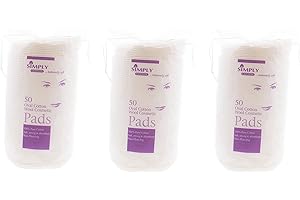 SUSANNY SIMPLY COTTON OVAL COSMETIC PADS 50'S (PACK OF 3)