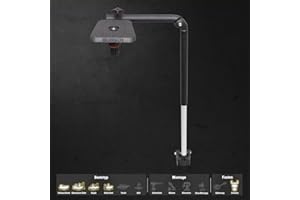 SUDSTY Fasten Echolot-Halterung mit Teleskop Geberstange und Plattform (100 x 100 mm)