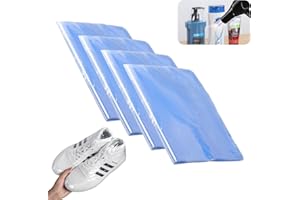 Ksvaye 100 Pezzi Sacchetti Termoretraibili Pellicola Termoretraibile 28 x 40cm Impermeabile Buste Termoretraibili Scarpe per Imballaggio Saponi Bombe da Bagno Scarpe Candela Artigianato Fai da Te