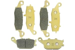 S SYUU Plaquettes de Frein Avant et Arrière Compatible avec Suzuki 650 DL650 DL 650 VStrom 2004-2024, DL 1000 DL1000 1000 V-Strom 2002-2010, SV650 SV 650 2003-2015, GSR 750 2011-2016 FA229 FA231 FA174