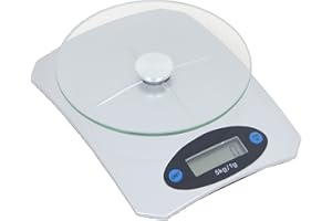 ABN FINEST 5 kg Postal Postage Parcel Scale for Small Parcels & Letters | Digital Electronic Kitchen & Shipping Scale with Removable Glass Platform, LCD Display, Tare, Auto‑Off
