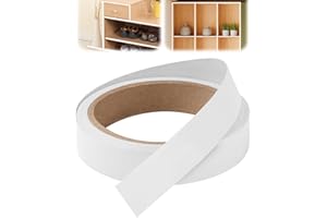 TEASTEAM 20 mm x 10 m Melamin-Kantenband – Selbstklebende Arbeitsplatten-Kante ohne Bügeln für MDF-Möbel, Schränke, Schreibtische & Regale | Hochflexibles PVC mit Präzisionsmaßen für Küche & Bad