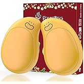 FANDLISS Calentador de Manos Recargable,8000mAh Mango Calentador Reutilizable Diseño Magnético,3 Niveles de Calor Calentador 