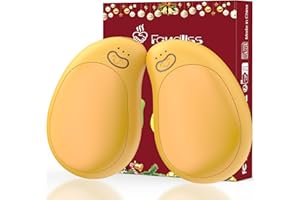 ‎FANDLISS FANDLISS Elektrischer Handwärmer 2er-Pack mit 8000 mAh Hochleistungsakkus, USB Wiederaufladbare Handwärmer DREI Temperatureinstellungen für Winter im Freien