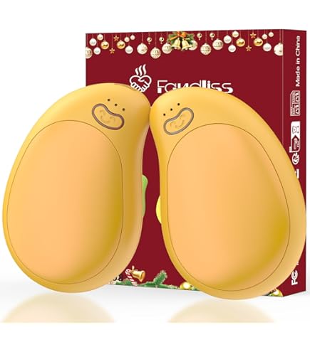 Chauffe-Main Rechargeable, 10000mAh Powerbank Chaufferette Main Reutilisable Avec Affichage LED