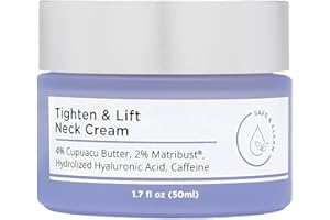 DMQ Tighten and Lift Neck Cream,Neck Firming Cream for Sagging Skin,Neck Tightening Cream with Collagen,Firming Cream for Loose Skin,Tighten & Lift Firming Neck Cream,Anti Aging Neck Cream-50ML