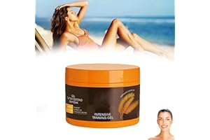 AUMUDE Luxury Intensive Tanning Gel, Extreme Dark Intensive Tanning Luxe Gel, Intensive Tanning Luxe Gel, Tanning Oil for Beach Travel Size, Natural Tanning Accelerator Cream for Outdoor Sun (1Pcs)