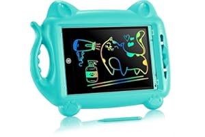 Pizarra Infantil,PINKCAT Juguetes Niños 1 2 3 4 5 6 7 Año Regalo Niña Niño Pizarra Mágica 12 Pulgadas Cuaderno Digital Tableta Escritura LCD Juegos Educativos Borrable Pizarra Electrónica