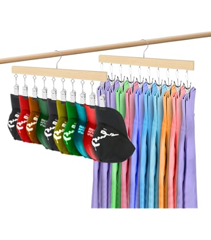 Lot De 2 Support Casquette De Baseball - Range Casquette Penderie, Organisateur Chapeaux, Chaussettes & Sous-Vêtements