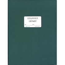 Registre Courrier Départ Lebon Et Vernay - 150 Pages 25x32cm - Couverture Rigide Verte