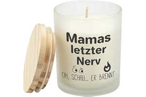 Funnli Geschenke für Mama, Duftkerze im Frostglas Mama Geschenk, Muttertagsgeschenk für Mama, Muttertag Geschenk, Geschenk für Mama Geburtstag, Geburtstagsgeschenk für Mama