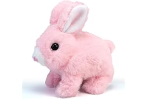 ZBATHTOY Bunny Toys - Plush Rabbit Toys for Kids Age 1-6, Interactive Rabbit for Boys & Girls