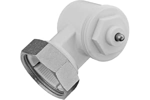 Winkel-Adapter 90 Grad für Heizkörper Ventil und Thermostat mit Gewinde Anschluß M30 x 1,5 mm links und rechts Montage passt für Oventrop Buderus Heimeier Danfoss