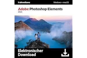 Adobe Photoshop Elements 2026 |3-Jahreslizenz | 1 Gerät│1 Benutzer│PC/Mac│ Download