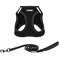 Voyager Step-in Air Dog Harness - All Weather Mesh Step in Vest Harness for Small and Medium Dogs by Best Pet Supplies - Black, L