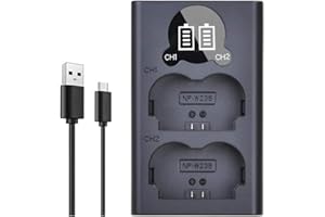 DuraPro Rapid LCD USB Dual NP-W235 NP W235 ładowarka baterii z portem typu C do aparatu Fuji X-T4