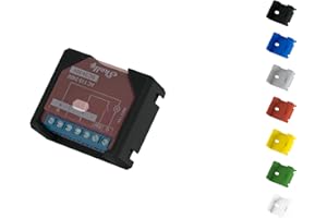 SHELLY HUTSCHIENENHALTER PW3D Shelly Plus/Gen3 Wall (Adapter für Wandmontage/Wallmount) (Schwarz)