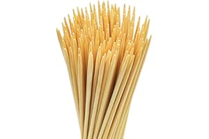 BBL BADA BUSINESS LIMITED 150 Pcs Barbecue Bamboo Skewers 10 Inch(25 cm), for Fruit | Meat| BBQ| Kebabs