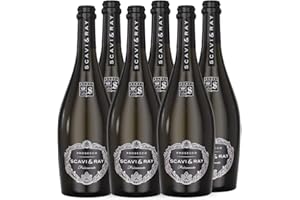 ‎SCAVI & RAY SCAVI & RAY Prosecco DOC Frizzante trocken 6 x 0,75l, fruchtig frischer Perlwein aus Italien, 10,5% Vol. Alkohol - perfekt für festliche Anlässe & Prosecco-Cocktails