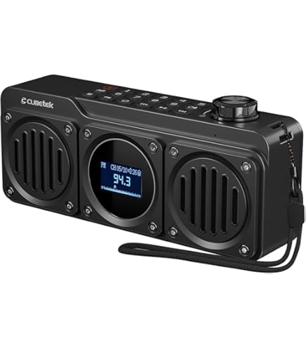 Radio Internet Choyong A8W - WiFi/4G, 40 000 Stations Mondiales, FM, Carte TF - Haut-parleur Portable, Réveil