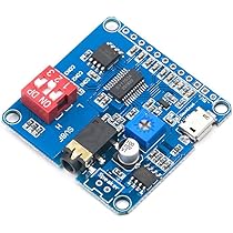 Modulo Riproduzione Vocale MP3 - Scheda Audio Con Amplificatore 5W, Controllo UART, Per Arduino - Foto 2