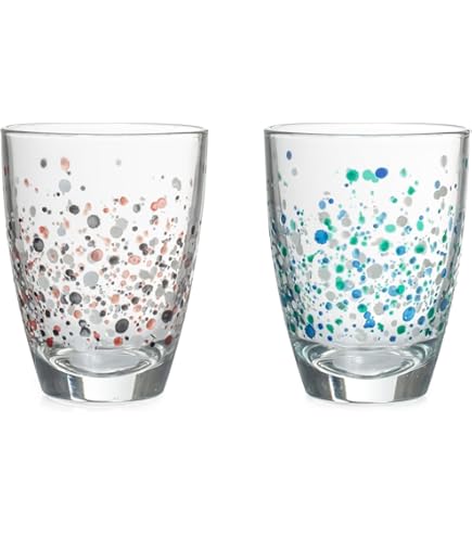 Set Di 6 Tumbler In Pasta Di Vetro ARCA - Bicchieri Verde, 250ml, Lavabili In Lavastoviglie, Collezione Eternity - Foto 13