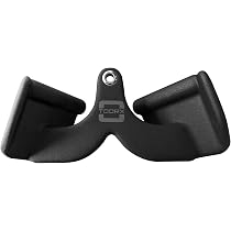 Set Toorx Da 5 Barre E Impugnature Per Lat Machine E Panche Con Cavo, Nero