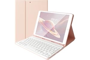 Lively Life Tastiera Bluetooth per iPad 9.7", iPad 6 Generazione 2018/iPad 5 Gene 2017, iPad Air 2/1,iPad Pro 9.7, con Custodia Protettiva, Tastiera Rimovibile - Layout Italiano QWERTY - Rosa
