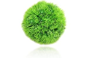 Lubudup Java Moss Marimo Moss Ball, Gigantic Marimo Algae Balls, Crea Un Ambiente Sano, Palline da Gioco frugali, gamberetti e lumache li adorano