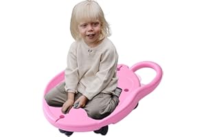 BAOBAJIU Autism Sensory Spinning Chair Scooter Board with Handles, Kids Scooters for Sensory Play, Silent Casters, Indoor Fun Equipment for Kids 3-15 - Kick Scooters