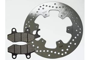 MOTORSPORTGOETZ Bremsscheibe Ersatzteil für/kompatibel mit XTZ 750 Super Tenere mit Bremsbelag hinten