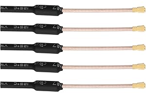 Be In Your Mind Antenne Omnidirectionnelle RC FPV en Laiton 5,8 G 3 DB Câble RG178 de 65 Mm pour Drone RC