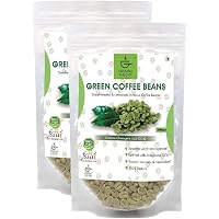 Ground Theory Green Coffee Beans Arabica Premium AAA Grade for Weight Loss and Strengthening Immunity 400 gms