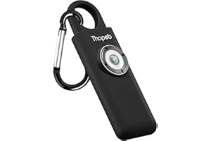 THOPEB Der Original Persönlicher Alarm Für Frauen, Schlüsselanhänger Mit Alarm für Selbstverteidigung und Sicherheit, 130 dB Sirene, LED-Stroboskoplicht, Hilft Ältesten, Kinder