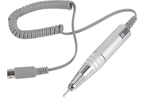 ‎SONEW Elektryczna wiertarka do paznokci Wymienna rękojeść 35000 RPM Profesjonalna elektryczna wiertarka do paznokci Szlifierka do paznokci Rękojeść Polerka Wiertarka