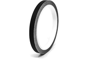 Finest Folia Vinyl Trim Stripe 33ft Tape Pinstriping Striping Sticker for Car Motorcycle Bike Truck Boat Decal for Crafting Handicrafts Model Making self-adhesive (Matt black, 0,275“)