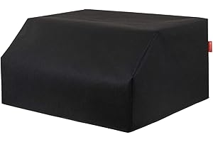 ROTRi Housse de Protection antipoussière ajustée pour imprimante HP OfficeJet 3831 - Noir. Made in Germany